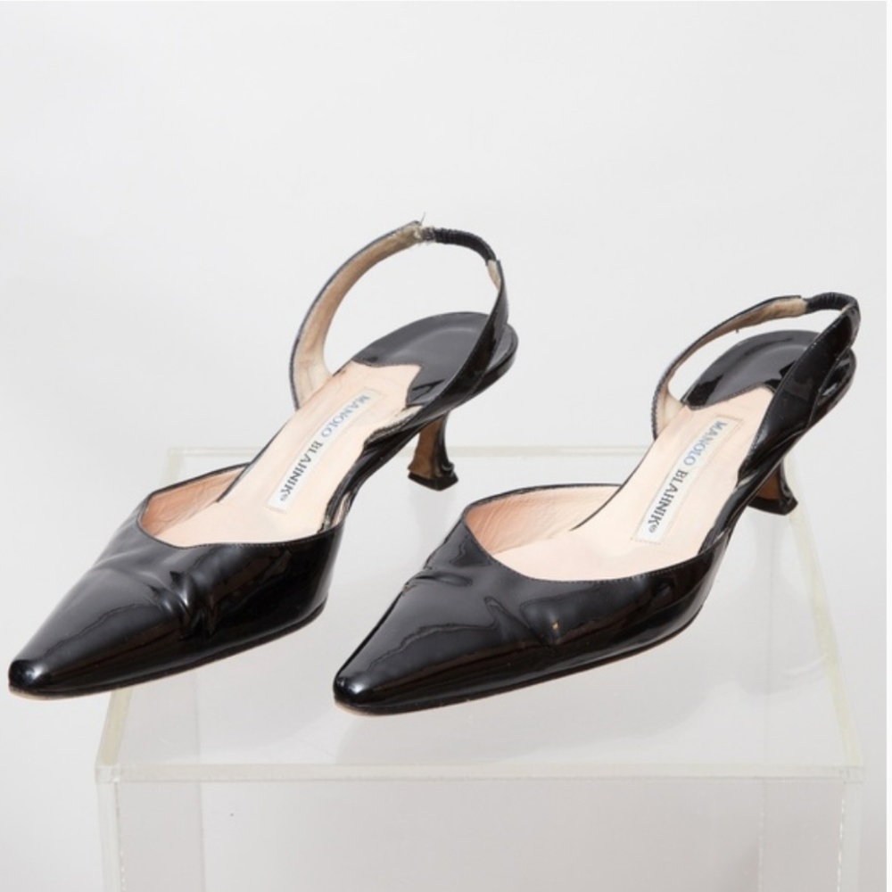 Manolo Blahnik Ankle Strap Heel Size 9.5